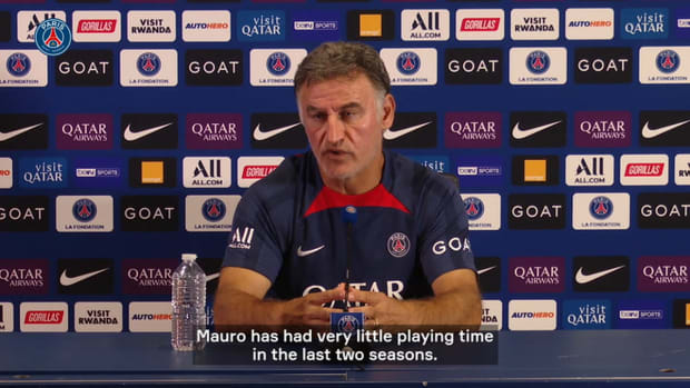 Christophe Galtier speaks about Mauro Icardi's situation